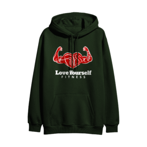 Men’s Hoodie – Forest Green Edition